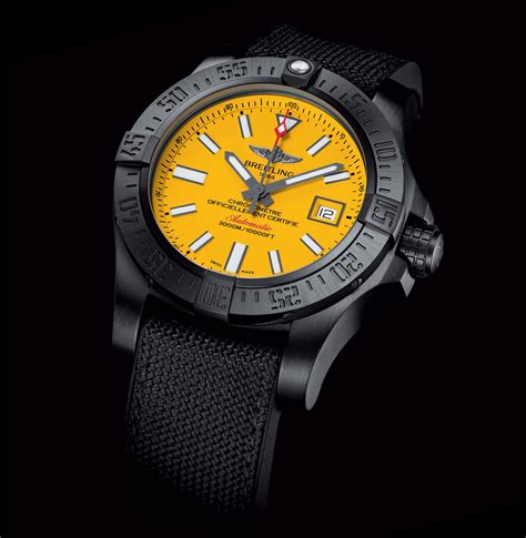 breitling avenger seawolf ii a17331|breitling avenger seawolf blacksteel.